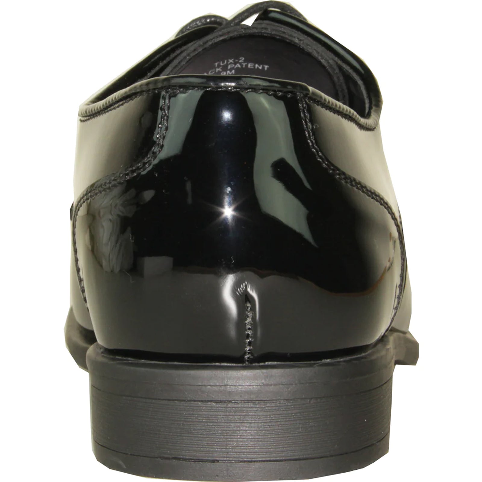 Patent Oxford Tuxedo Shoe Pointy Square Toe Black – Troval