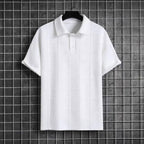 Polo Shirt Textured Knit Tailored Fit – Fendar