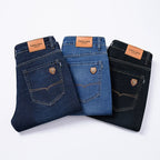 Stretch Cotton Denim Jeans Structured Fit – Mercer