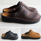 Leather Slip-On Clogs Orthopedic Insole Wide Fit – Marcon