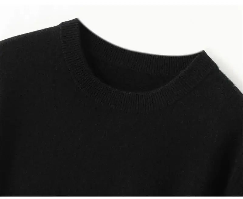 Crew Neck Merino Wool Blend Tee Tailored Fit – Drex