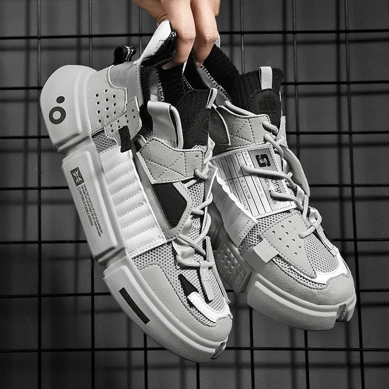 Asymmetrical Sneaker Layered Support Shock-Absorbing Sole – Varen