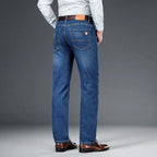 Stretch Cotton Denim Jeans Structured Fit – Mercer