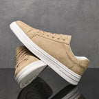 Leather Sneaker Textured Upper Low Profile – Fenro
