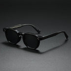 Oversized Chunky Acetate Sunglasses Wide Frame Bold Angles – Garro