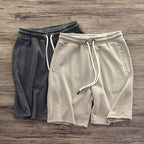 Knit Blend Drawstring Shorts Relaxed Fit – Ferron