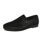 Suede Loafer Slip-On with Bonded Leather Insole – Siena