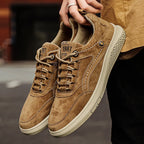 Suede Sneakers Breathable Mesh Lining Cushioned Insole – Carvo