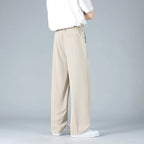 Pleated Dress Trousers Relaxed Fit Stretch Woven – Talver