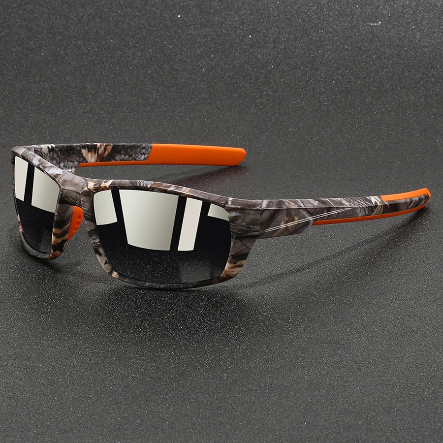 Polarized Camo Sunglasses Mirror Lens Lightweight Frame – Vortan