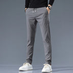 Slim Fit Cotton Blend Trousers – Spence
