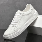 Leather Sneaker Textured Upper Low Profile – Fenro