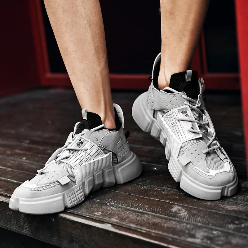 Asymmetrical Sneaker Layered Support Shock-Absorbing Sole – Varen