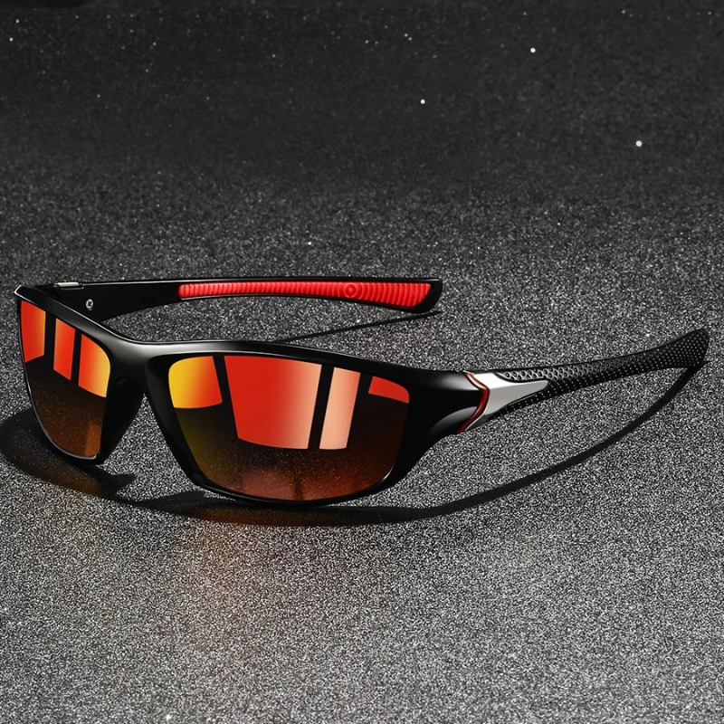 Wraparound Sport Sunglasses Polarized Mirrored Lenses – Aldren