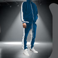 Men's Velvet Full-Zip Tracksuit Relaxed Fit Set – Morvex