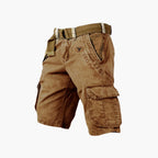 Cargo Shorts Lightweight Relaxed Fit Six-Pocket with Belt – Colter