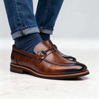 Leather Bit Loafer Hand-Stitched Cushioned Insole – Paldo