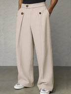 Mens Pant Wide-Leg Pleated Woven – Narven