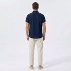 Linen Pants Men Utility Shirt Set 2-Piece Smart Casual – Raxo