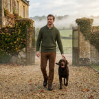 Chaldon | Shawl Collar Sweater Basket Weave Knit