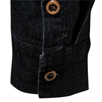 Cotton Denim Shirt Slim Fit Long Sleeve Adaptive – Lorne