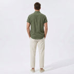 Linen Pants Men Utility Shirt Set 2-Piece Smart Casual – Raxo
