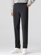 Mens Pant & Waffle Polo Set Slim Tapered 2-Piece Smart Casual – Daxel