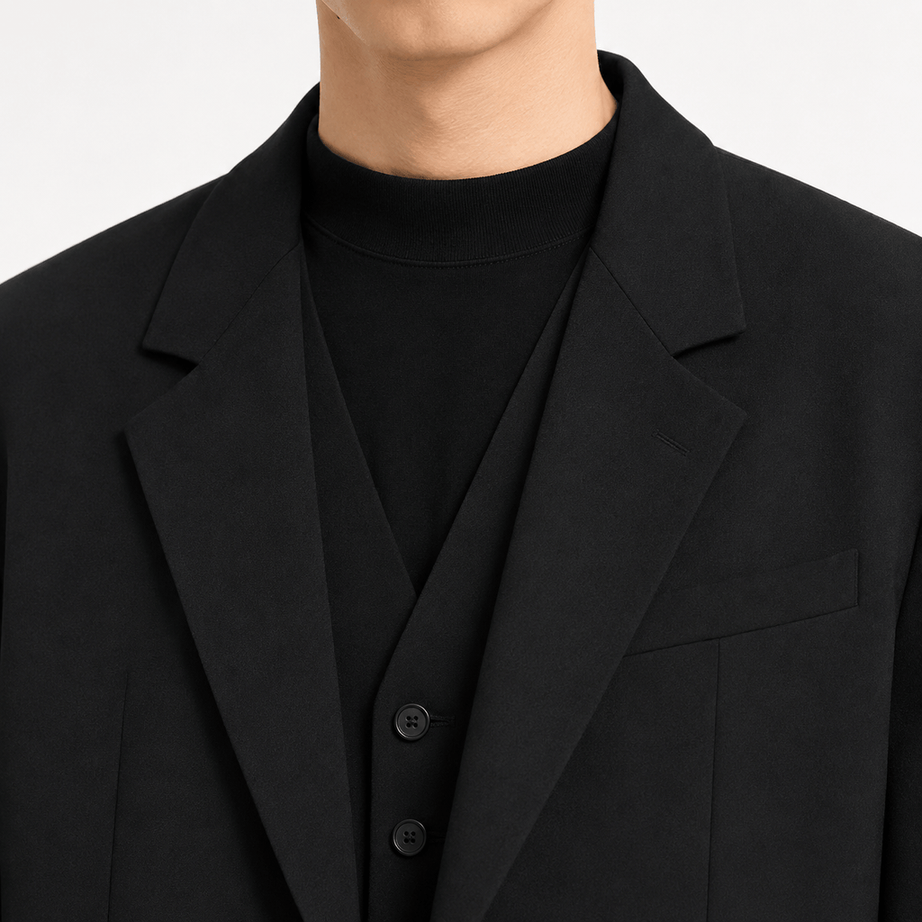 Men's 3-Piece Suit Single-Breasted Notch Lapel with Vest – Grenco