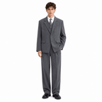 Men's 3-Piece Suit Single-Breasted Notch Lapel with Vest – Grenco