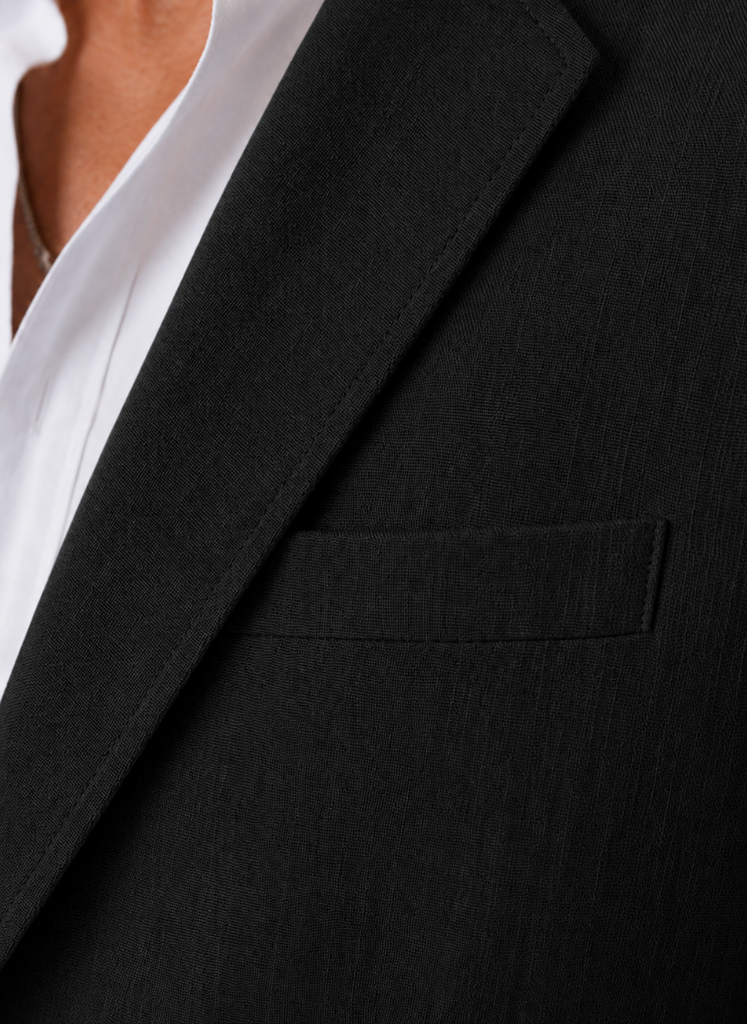Mens Blazer Linen-Blend Tailored Smart Casual Lightweight – Croven