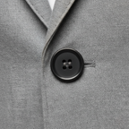 Mens Blazer Slim-Fit Structured Woven Single Button – Valdo
