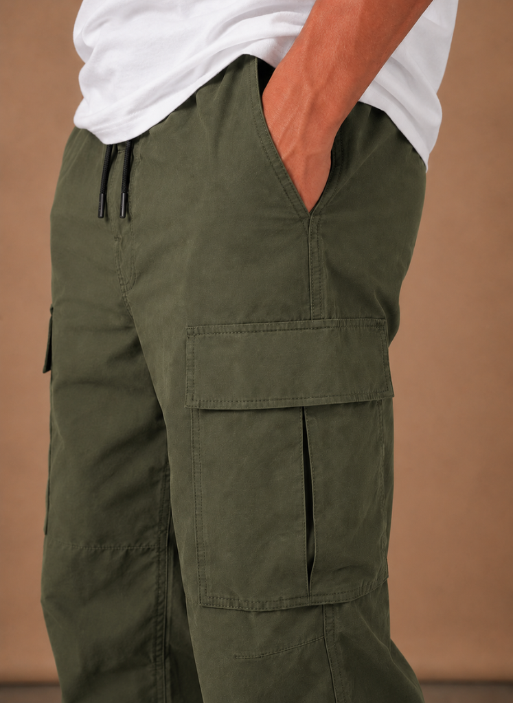 Men's Cargo Pants Relaxed Fit Utility Straight Leg – Dranel