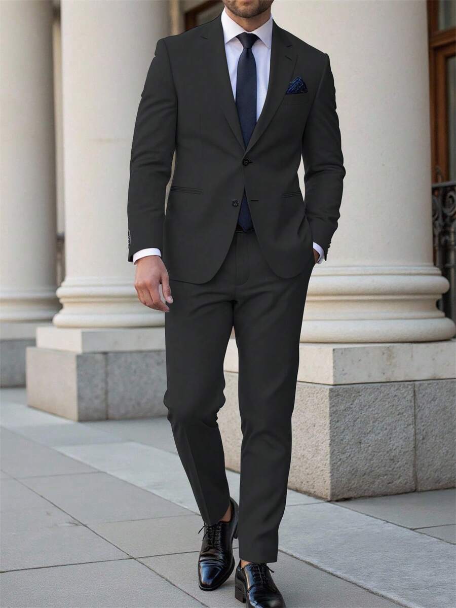 Mens Pant Suit 2-Piece Blazer Set Regular Fit – Nalven