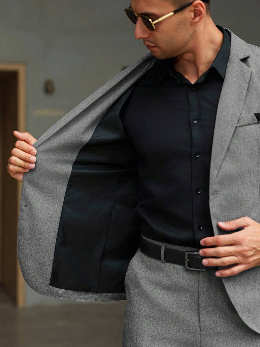 Mens Pant Suit 2-Piece Blazer Set Regular Fit – Nalven