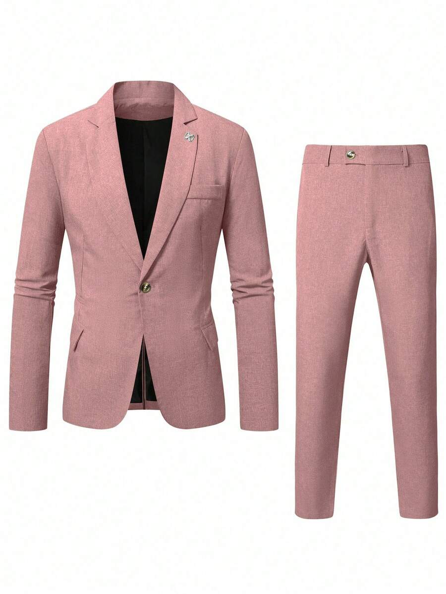 Mens Pant Suit 2-Piece Blazer Set Regular Fit – Nalven