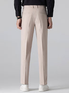 Mens Pant & Waffle Polo Set Slim Tapered 2-Piece Smart Casual – Daxel