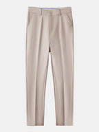Mens Pant & Waffle Polo Set Slim Tapered 2-Piece Smart Casual – Daxel