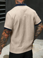 Mens Polo Shirt Contrast Binding Knit Short Sleeve – Valron