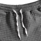 Mens Short and Polo Waffle Knit Set Relaxed Fit – Sanro