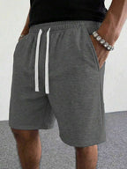 Mens Short Knit Drawstring Waist Casual Short – Talron