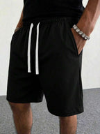 Mens Short Knit Drawstring Waist Casual Short – Talron