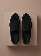 Men's Slip-On Loafer Breathable Knit Upper Lightweight Walking Shoe – Senco