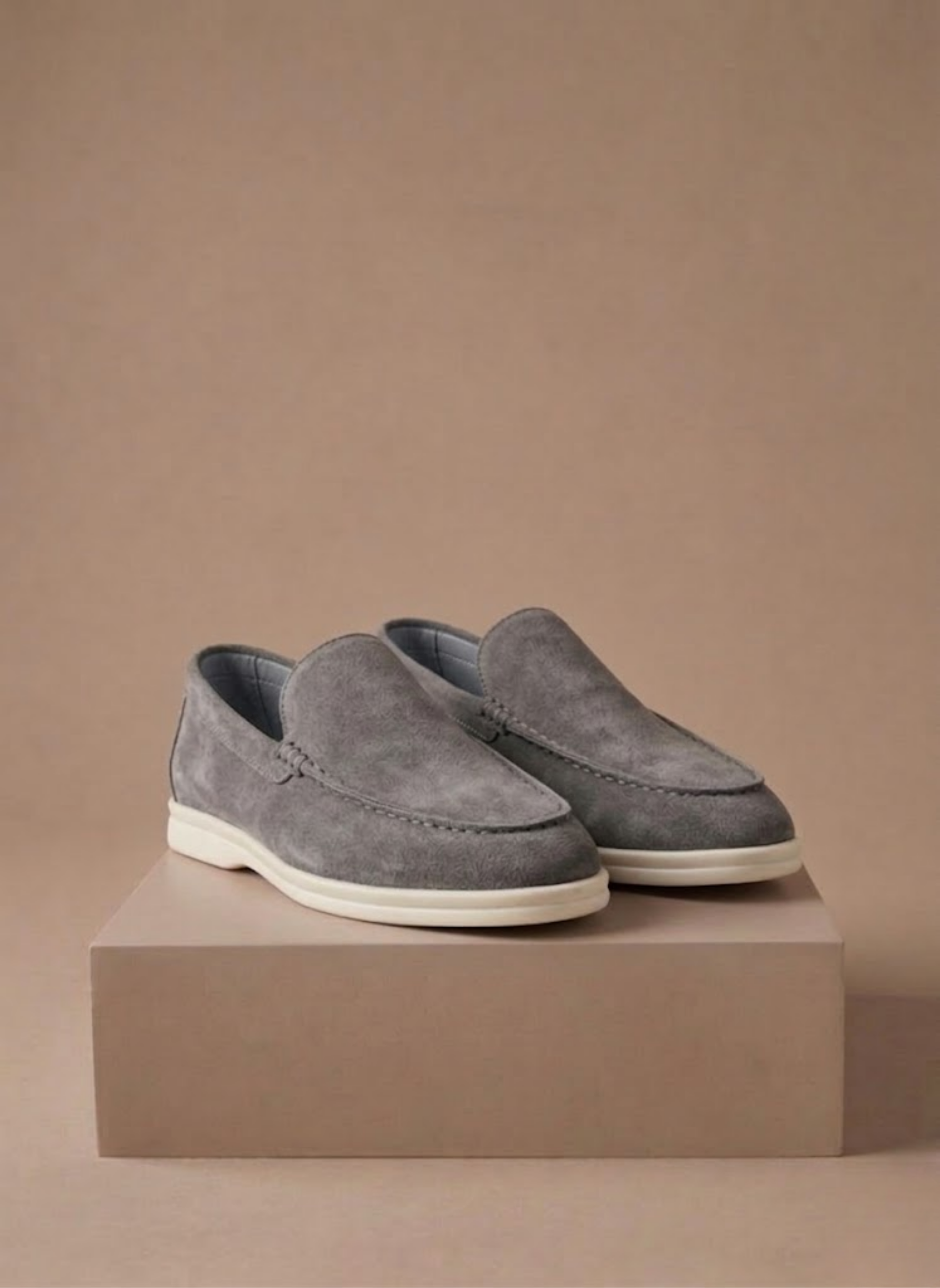Men's Slip-On Loafer Breathable Knit Upper Lightweight Walking Shoe – Senco