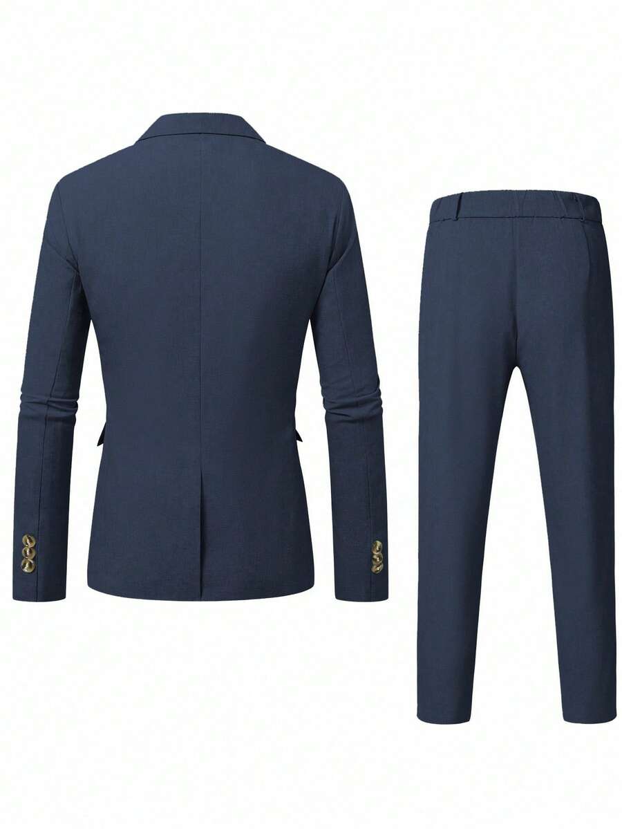 Men's Suit Blazer and Pants Set Slim Business Formal – Garvon