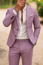 Men's Suit Slim Fit Two-Piece Blazer and Trouser Set – Darvon