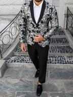 Mens Trouser Suit Shawl Collar Blazer Two-Piece Set – Vandro
