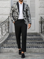 Mens Trouser Suit Shawl Collar Blazer Two-Piece Set – Vandro