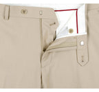 Men's Two-Button Classic Fit Suit Polyester Viscose Blend Tan – Morval