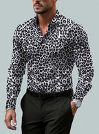 Button-down long-sleeve shirt — On Model - Upper Body | Generated by Modelize
