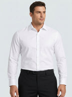 Long-sleeve dress shirt — On Model - Upper Body | Generated by Modelize